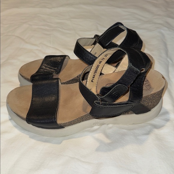 Fly London Strappy Open Toe Wedge Sandals Size 39 EUC - Picture 1 of 15